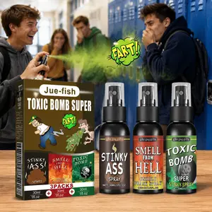Prank Fart Spray, Gag Gifts, Practical Joke Toys,Extreme Stink Spray,  Nasty Smell, Hilarious, Funny,For Pranks on Friends, For Adults, For Coworkers, For Office, White Elephant Gift Exchange, Gag Gifts for Adults, April Fools / Christmas, 3PCS