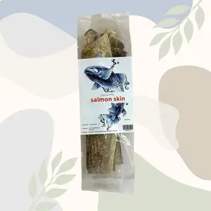 Grain-Free Salmon Skin Chews| Supports Clean Teeth & Coat PetTreats DogChews Salmon Skin Dog Treats| Crunchy & Omega-Rich Snack for Your Pup DogTreats HealthyPetSnacks