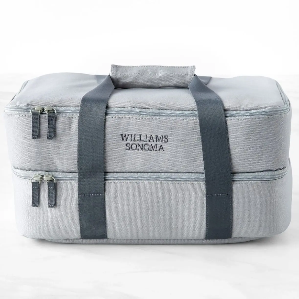 Hold Everything Insulated Dual Compartment Food Carrier