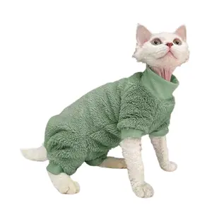 Cat Coat Pullover Sweatshirt for Small Cats to Large Winter