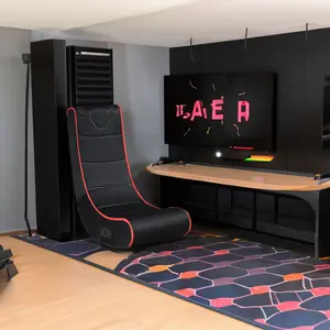 FOLDABLE GAMING CHAIR WITH ONBOARD SPEAKERS
