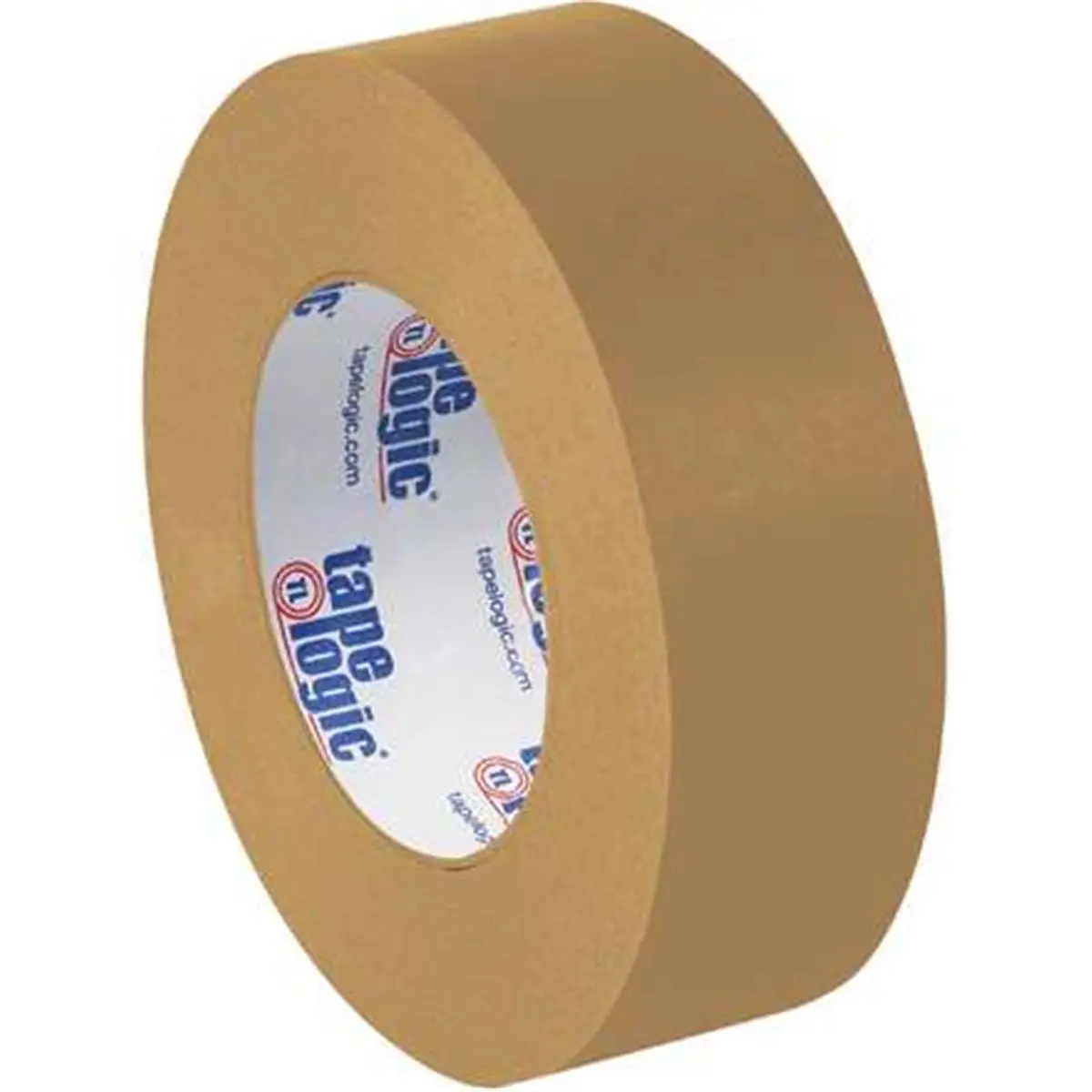 212 MAIN Kraft No.5300 Flatback Tape, 3 in. x 60 yds Brown Lightweight Tape with Aggressive Adhesive - No Water/Dispensers Needed, Seals Securely, Wide Temp./Humidity Compatibility, Hand-Tearable, Case of 16