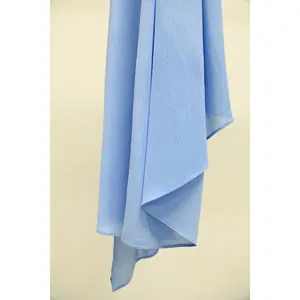 Premium Georgette Hijab - Placid Blue