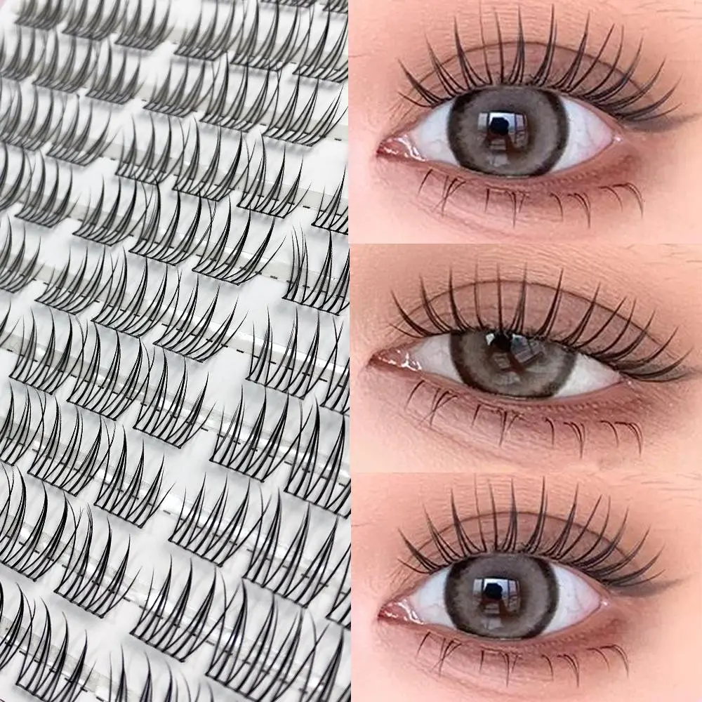 10 Rows 90 bundles Mink False Eyelash Natural 3D Russian Idol Individual comics Eyelash Extension Cluster Makeup Tool Wholesale 2026 New
