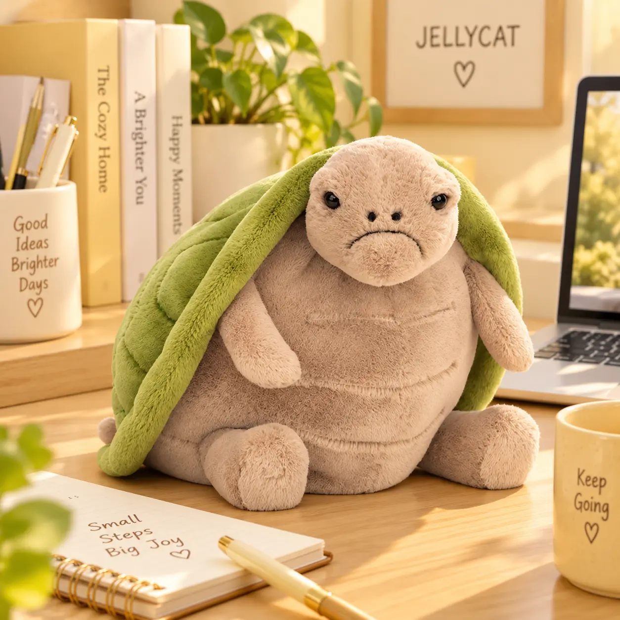 Jellycat Timmy Turtle – Adorable Soft Turtle Plush, Cute Green Stuffed Animal & Collector Gift