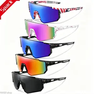 Sport Wrap Sunglasses One-Piece Tinted Shield Shades Multi-Color Mirror Styles for Men Women Aerodynamic Frame Lightweight Durable Comfortable Bold Style Meets Function outdoorfun