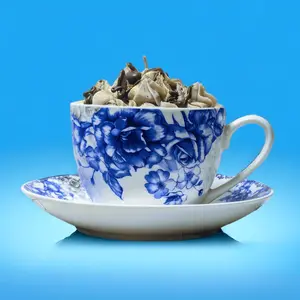 Mocha Cappuccino Scented Candle | 8.5oz Soy Teacup Candle