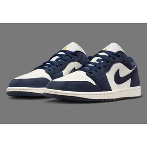 Men's Air Jordan 1 Low SE "Obsidian Suede" IO7449-400 Fashion Athletic Sneaker