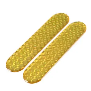 2pcs car reflective stickers Epoxy reflective warning stickers door anti-collision stickers Epoxy reflective stickers