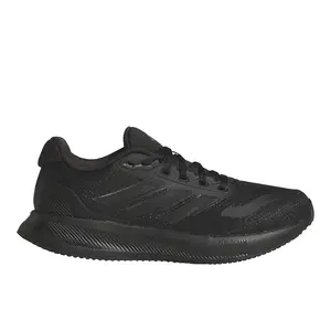 adidas Womens Runfalcon 5 Wide Running Sneakers Shoes - Black adidas Womens Runfalcon 5 Wide Running Sneakers Shoes - Black