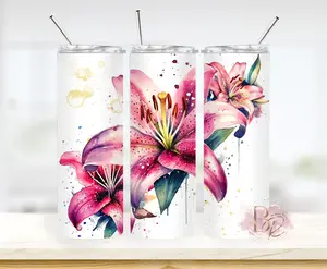 Stargazer Lily Tumbler Cup