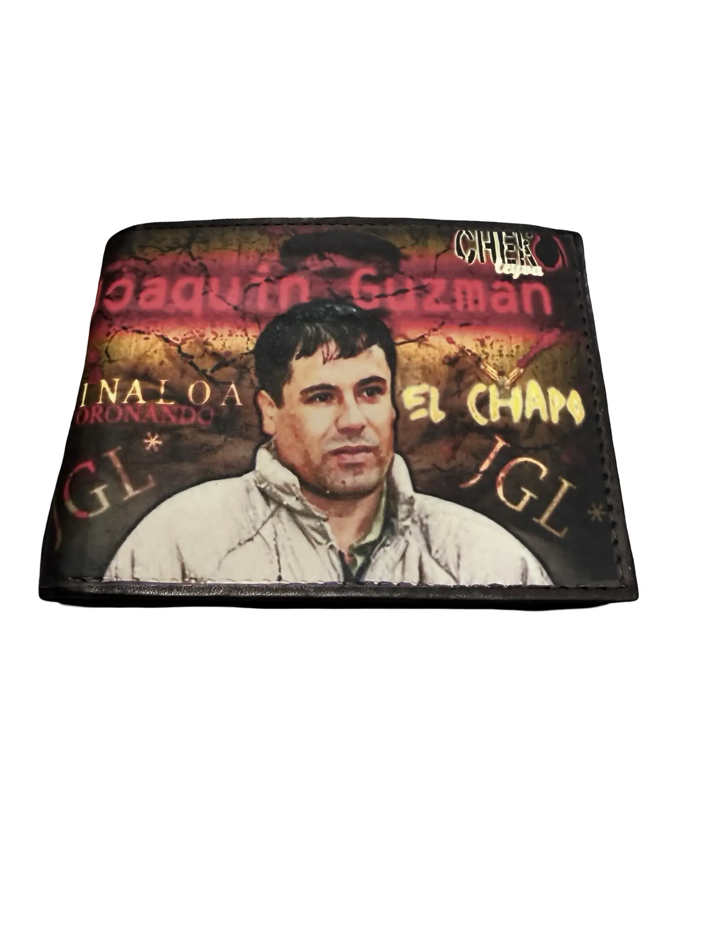 Billetera de El Chapo de Piel Men’s Leather wallet El Chapo
