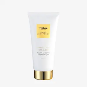 Organic Herbal Damaged Hair Rebuilder Leave-In Haircare Treatment - Hydrating Oil, Moisturizer for Curly Hair with Silky Results
