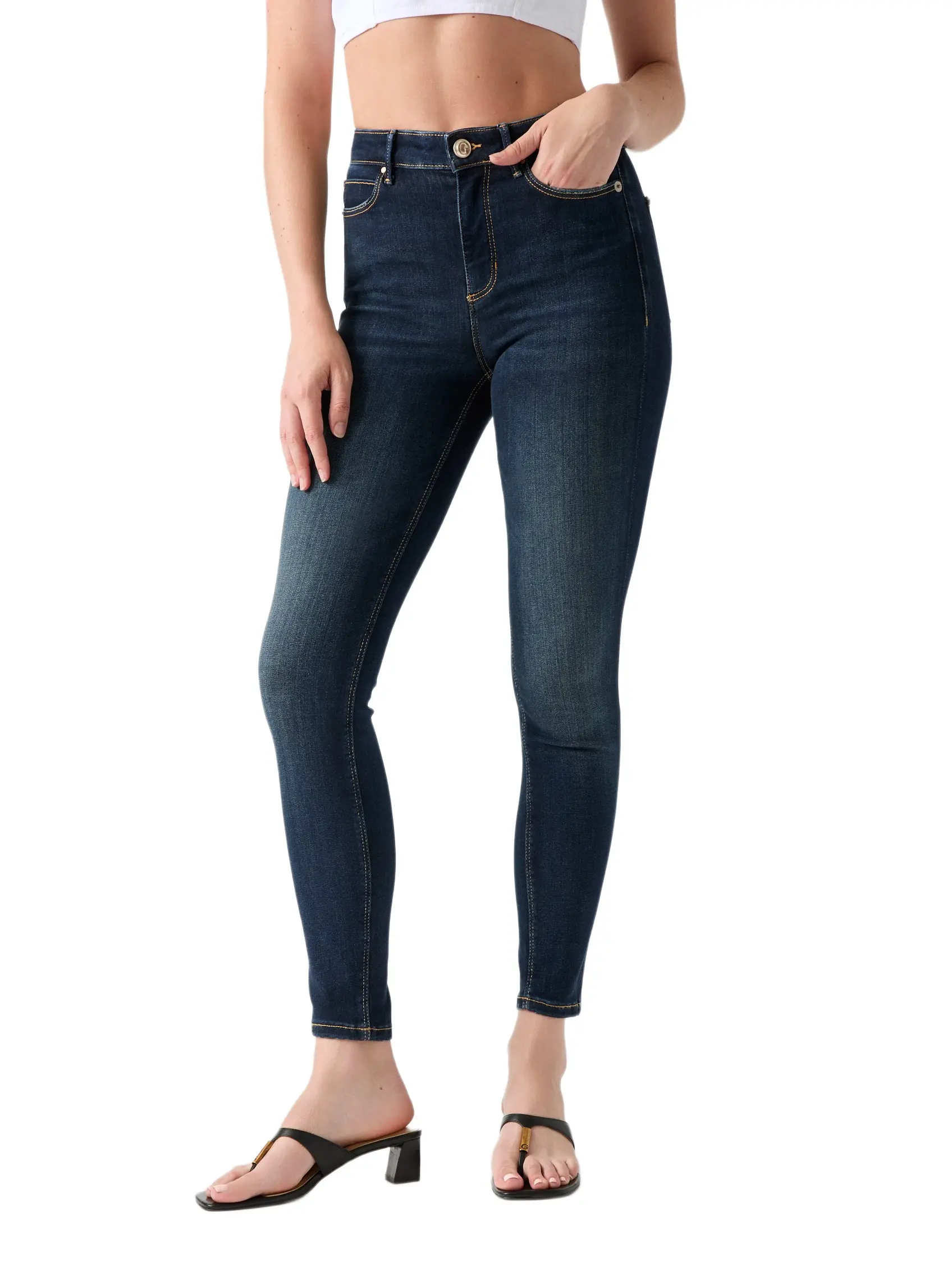 GUESS Female 1981 Power Skinny Jeans