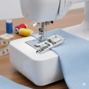 Multi-Purpose Sewing Machine Presser Feet Set: Overlocking & Binding Attachments, Upgraded Multi-Stitch Feet with Anti-Slip Design, Precision Sewing Tools & Stitch Adjuster, Single or Twin Pack Options for Serger & Sewing Machines.