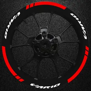 24Pcs Reflective Motorcycle Wheel Rim Sticker Set - Waterproof Creative Colorful Tape Decals For Street Bike Bicycle, High Visibility Anti-Fade Safety Trim, Premium Motorcycle Accessories, Cool Car Styling Christmas Snowman Curtain