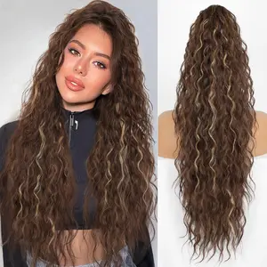 Ponytail Extension Claw 30" & 26" Curly Pony Tail Clip in Hair Extensions Fluffy Natural Looking Synthetic Hairpiece for Women