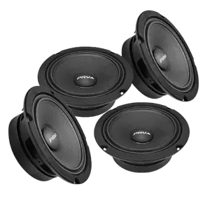 4x PRV Shallow 6.5" Midrange Slim Speakers Car Audio 800 Watts 4 Ohm 6MR200A-4