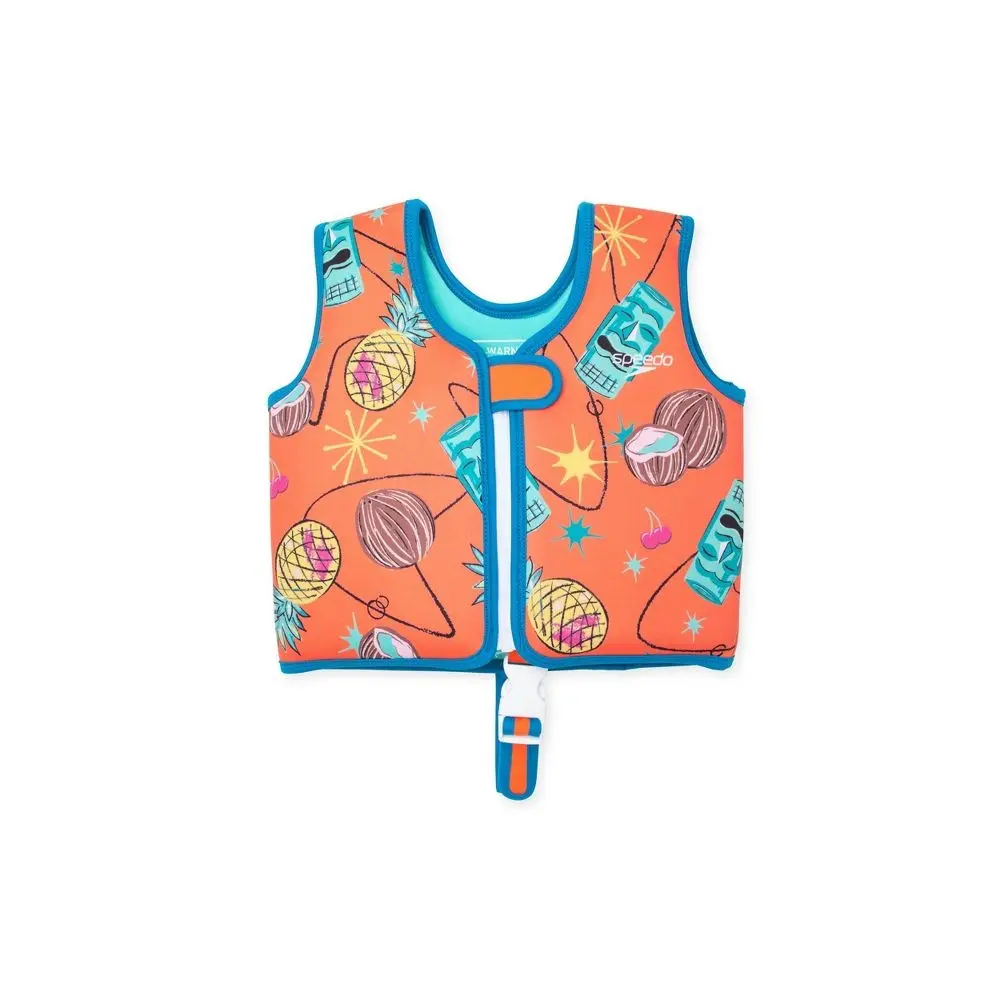 Speedo Kids' UV50+ Swim Vest with Safety Leg Strap – Ages 2–6 Durable & Comfortable