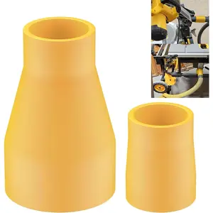 Miter  Vacuum Adapter Fits for Connecting 2 1/2" Outlet Connected to 1 7/8" Shop Vac Hose, for 3/5" Miter  Outlet to 1 7/8" Dust Collection Hose D-ewalt DWE7491RS