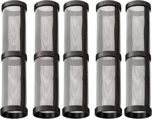 Airless Paint Sprayer Filter 390 395 490 495 595 Pump Manifold Strainer 60 mesh 5 Pieces Compatible with 246384 for Airless Paint Sprayers kit spray ador wall fence home interior gun yer tools adora pulverizador de pintura pintura  en  aerosol jetter kit