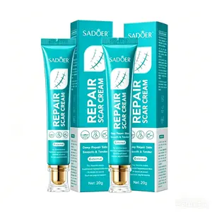 Repair Scar Cream by, Helps Improve the Look of All Kinds of Scars, Including Burns, Surgery, Acne & Stretch Marks, for Deep Skin Repair & Tender Skin