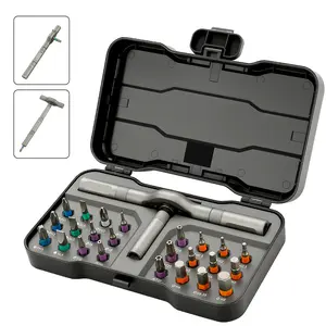 【TikTokShopfalldealsforyou】24 in 1 DlY Screwdriver Set,1 Set SwitchableScrewdriver Shape Magnetic Screwdriver Set,Compact and Portable Ratchet Screw0driver SetHome Repair Tool Box Magnetic Ratchet Screwdriver Tool Set removable handle