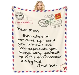 The Warmest Gift for Mom,Ultra-soft fabric blankets, Mother's Day gifts, personalized Mother's Day blankets, unique Mother's Day gifts.