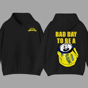 Vintage Bad Day To Be A Twisted Tea 2-Sided Hoodie, Funny Drinking Hoodies, Men's Twisted Tea Hooded, Unisex Drink Tops, Comfort Cotton Casual Menswear, Classic Long Sleeve Pullover