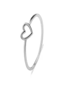 Women's Elegant Heart Design Ring,  2024 New Style Fashion Jewelry for Party, Daily Clothing Decor, Trendy All-match & Exquisite Jewelry for Birthday Gift, Valentine's Day, Gift, Heart Signet Ring, Trendy Jewellery Accessories