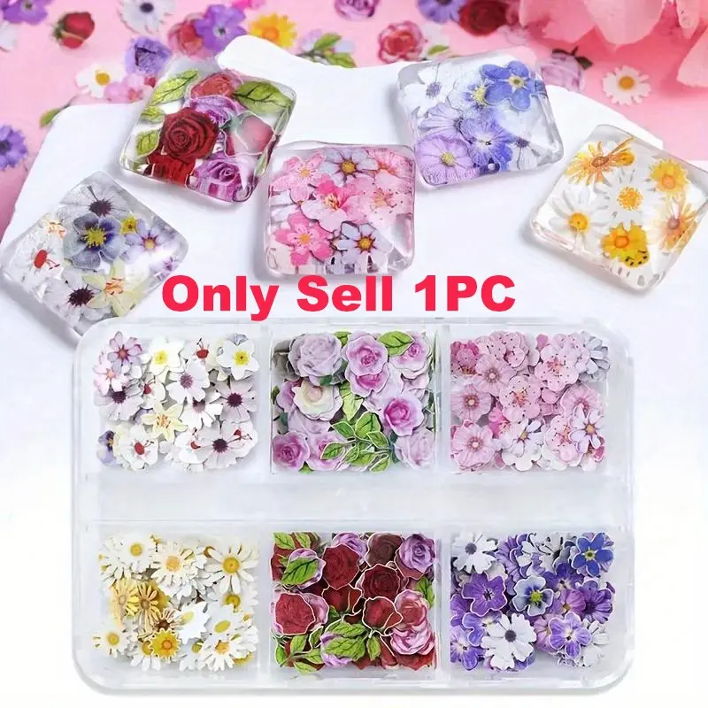 only sell 1PC Epoxy Resin Filler Kit, Dry Wood Pulp Flowers, 240pcs/box, Ideal for DIY Nail Art, Jewelry Making, Beading Making, Handicraft, Craft Decorations, Valentine's Day Gift, Handmade Embellishments, DIY Craft Set