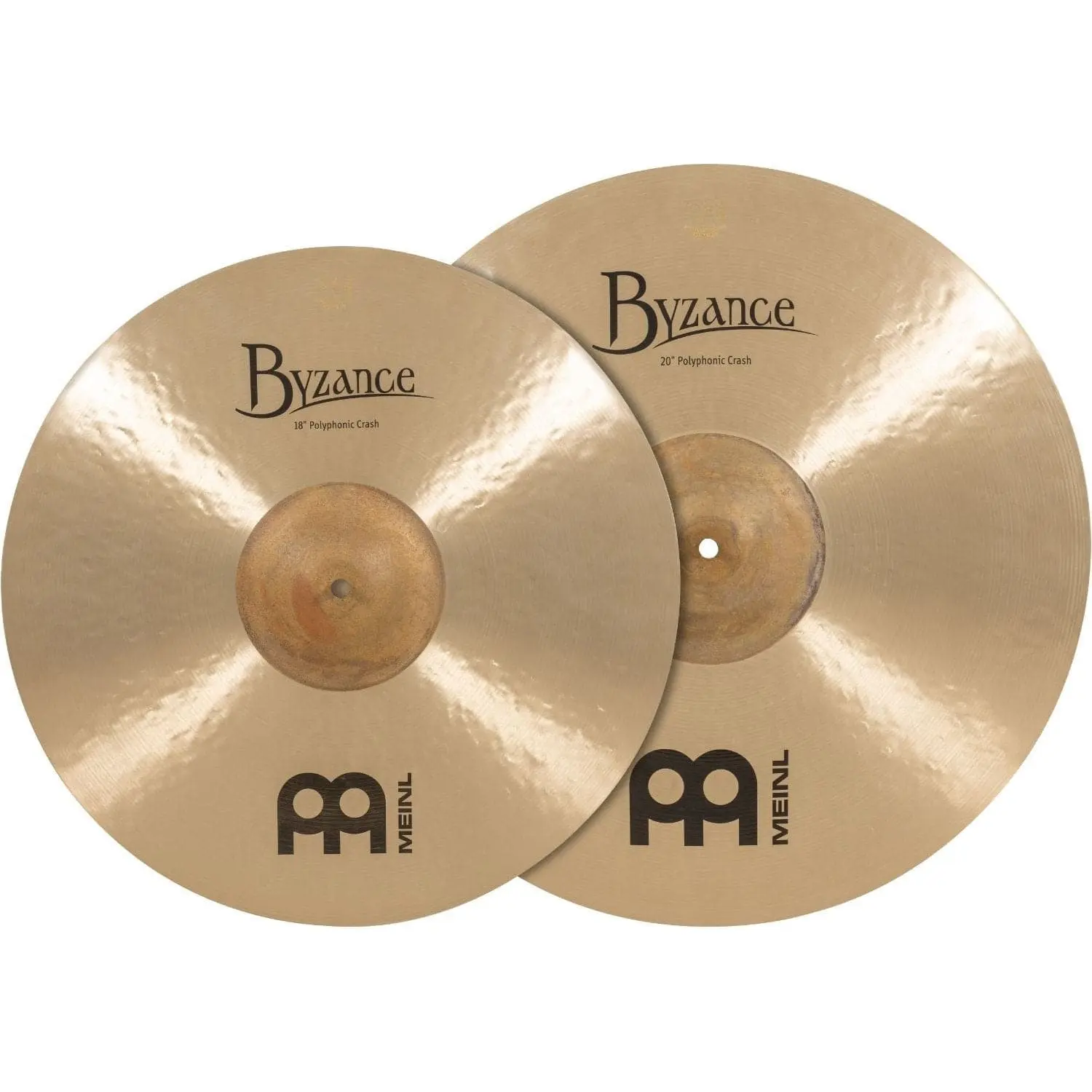 Meinl Byzance Matched Crash Cymbal Pack Polyphonic 18/20