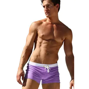 BfM Mens Square Cut Swim Shorts