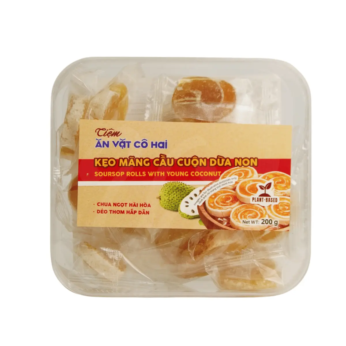 [AVCH] Soursop Rolls With Young Coconut 200g
