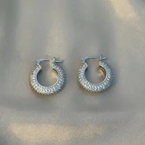 French Lever-Back Hoop Earrings