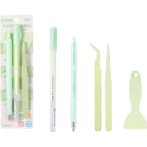 Scrapbooking Tools with Glue Tweezer Shovel Cutter Pen for Crafting Scrapbooking Card Making Paper Crafts