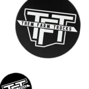 4x4 inch TFT circle sticker