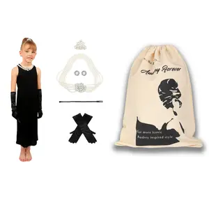 Audrey in a Bag Mini Holly Complete Cotton Costume Set – Audrey-Inspired Ensemble for Halloween & Everyday Dress-Up Glam
