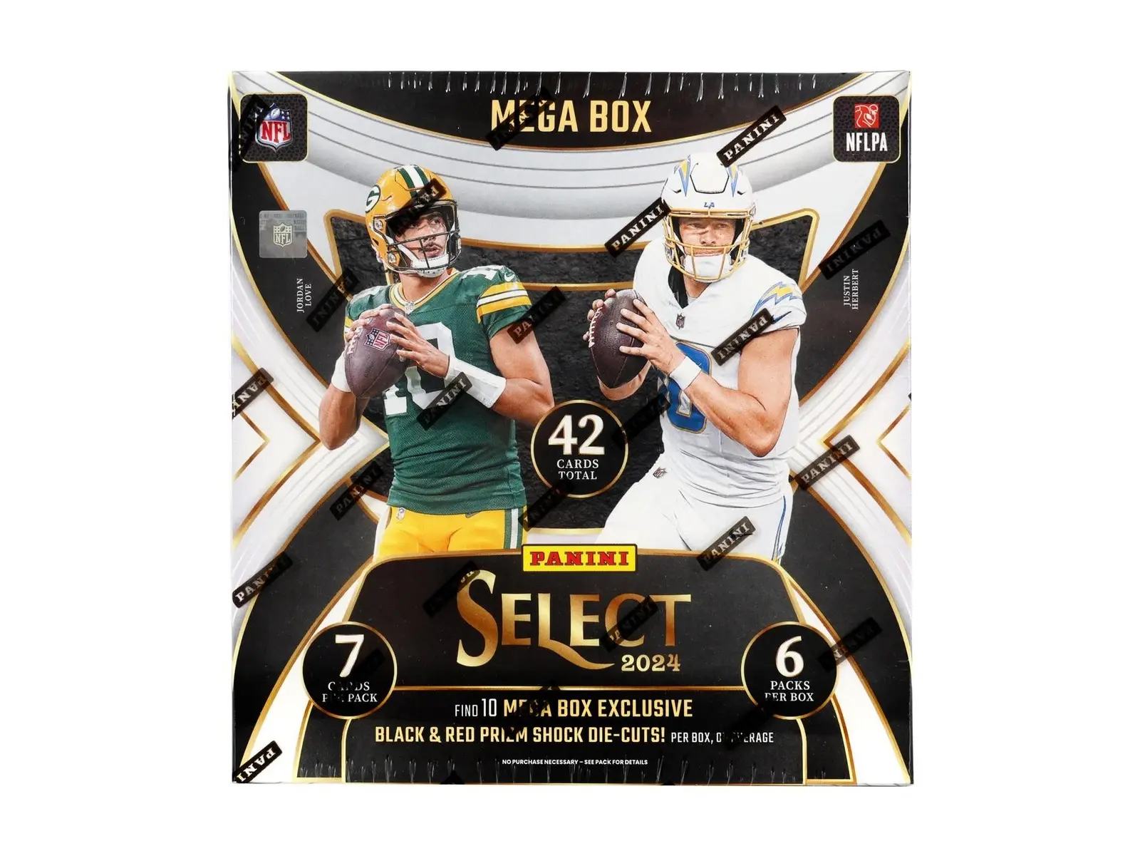 2024 NFL SELECT Black & Red Mega Box, Sports Trading Card Set, New Sealed