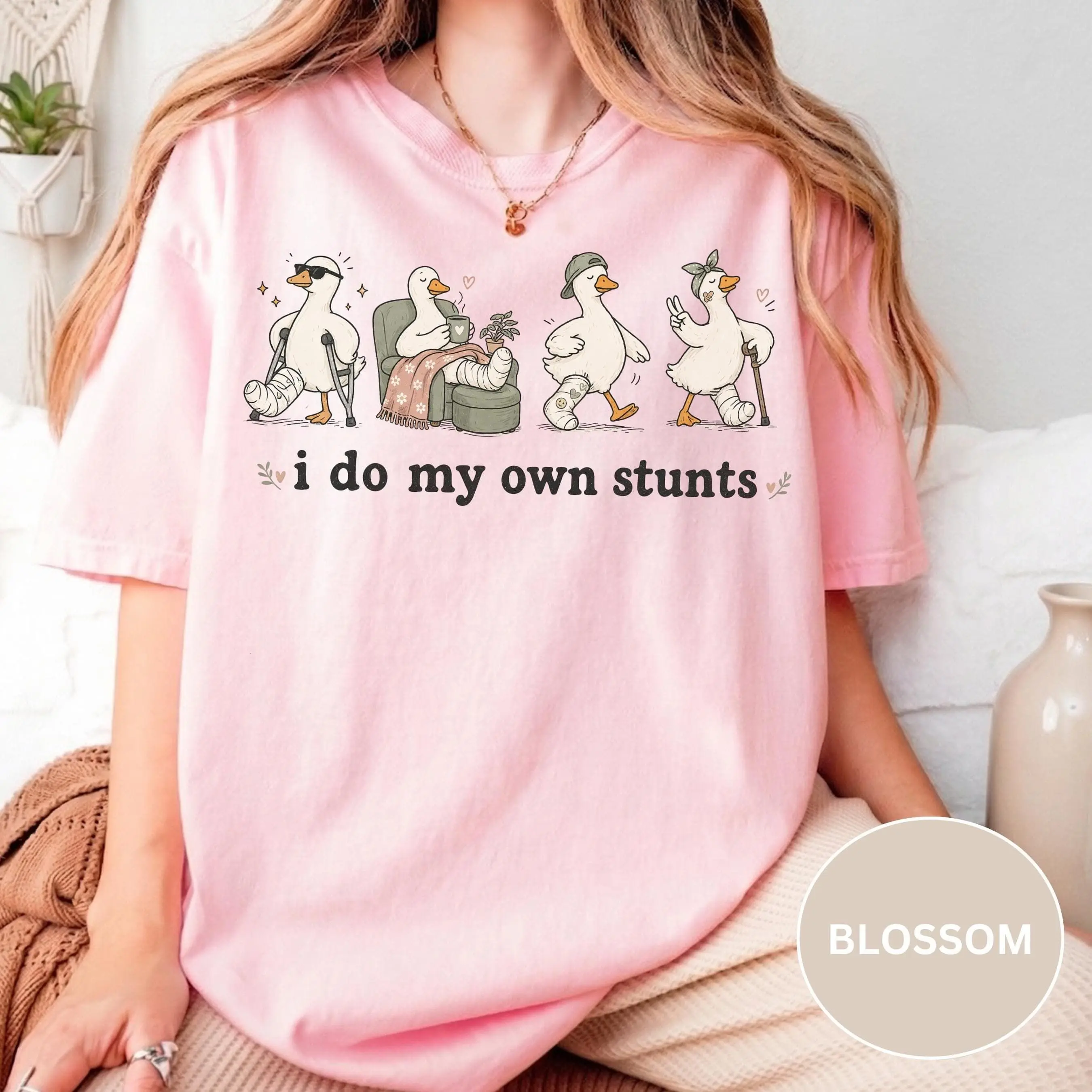 Funny Surgery Recovery Shirt, I Do My Own Stunts TShirt, Get Well Soon Gift, Gift For Her