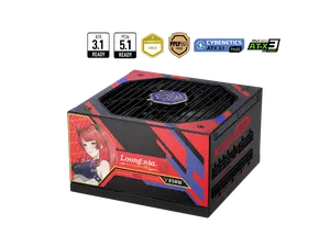 MSI A850GLS MLG EDITION, Fully Modular Compact Gaming 850W Power Supply, 80+ Gold, ATX 3.1 & PCIe 5.1 Ready, Native Dual-Color 12V-2x6 Cable, Low-Noise, Embossed Jacket Cables, 10 Year Warranty