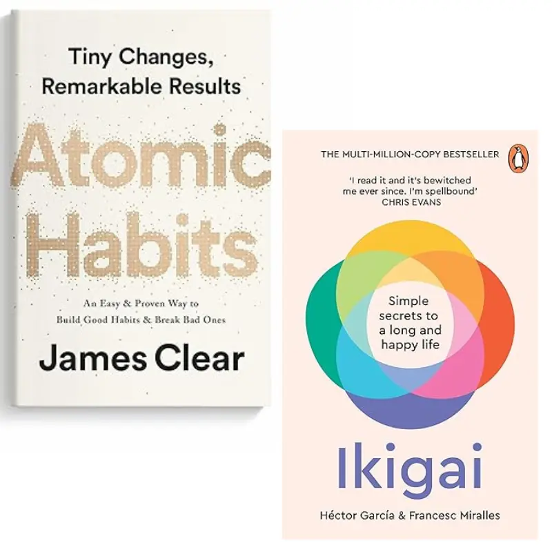 Atomic Habits & Ikigai 2-Book Collection | Build Better Habits, Find Your Purpose & Transform Your Life