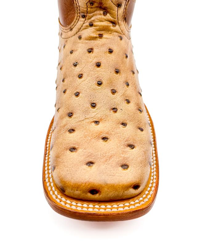 Cowboy Boot Ranch Ostrich Orix Print
