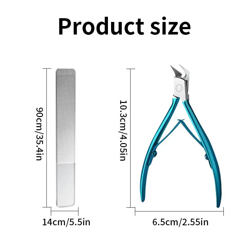 Professional Nail Clipper, StainlessSteel Nail Trimmer, Nail Care Tool forHome & Salon Use, Nail Clippers Toenail Clippers Manicure & PedicureTool for Women & Men