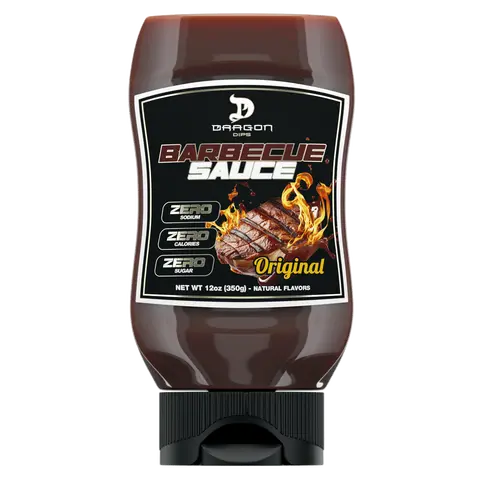 Dragon Dips Barbecue Sauce – Zero Sugar, Zero Sodium & Zero Calories – 350g