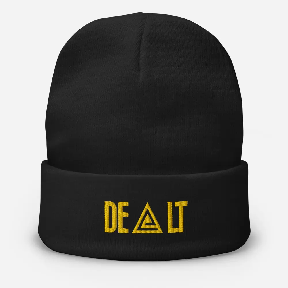 DEALT Embroidered Beanie