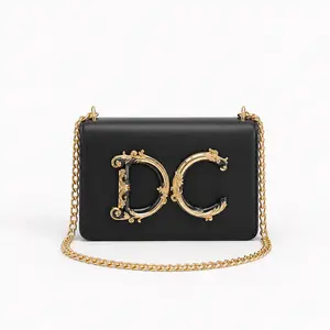 Letter Decor Chain Crossbody Bag for Women Small Shoulder Purse Flap Messenger Bag Rectangular Handbag Cute Box Bag Work Shoulder Bag Date Bag Phone Bag for Ladies Teens College Students Party Travel Shopping Daily Use Chic Gift Bag Fashion Purse Stylish
