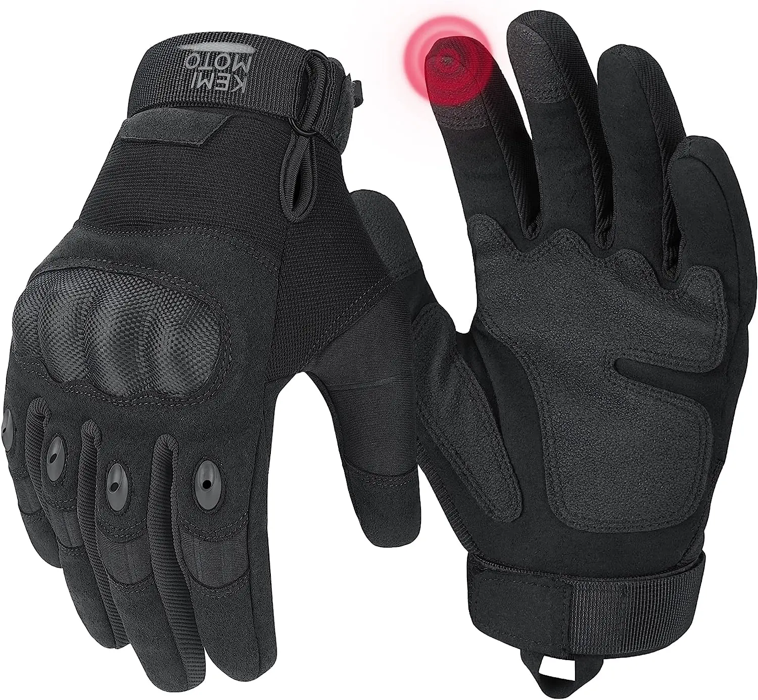 1 Pair of Unisex Gloves with Palm Pads and Touchscreen Compatibility for Outdoor Activities Warm Anti-Slip