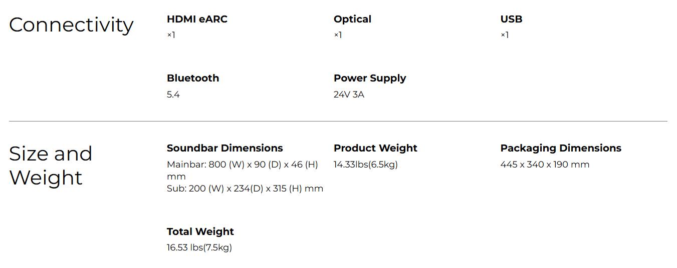 ULTIMEA Skywave F30 3.1.2ch Soundbar with Dolby Atmos with Subwoofer 6 Speakers Home Theater System Smart Dialogue Enhancement & Bluetooth 5.4 for Immersive Entertainment Smart App Control- Audio ULTIMEA Skywave F30 3.1.2ch Soundbar with Dolby Atmos with Subwoofer 6 Speakers Home Theater System Smart Dialogue Enhancement & Bluetooth 5.4 for Immersive Entertainment Smart App Control- Audio