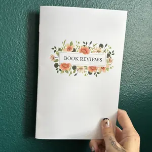 Mini Book Club Book Review booklet - 12 books reviews - customizable personalization